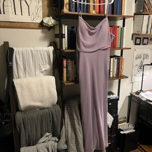 Elegant Lavender Maxi Dress